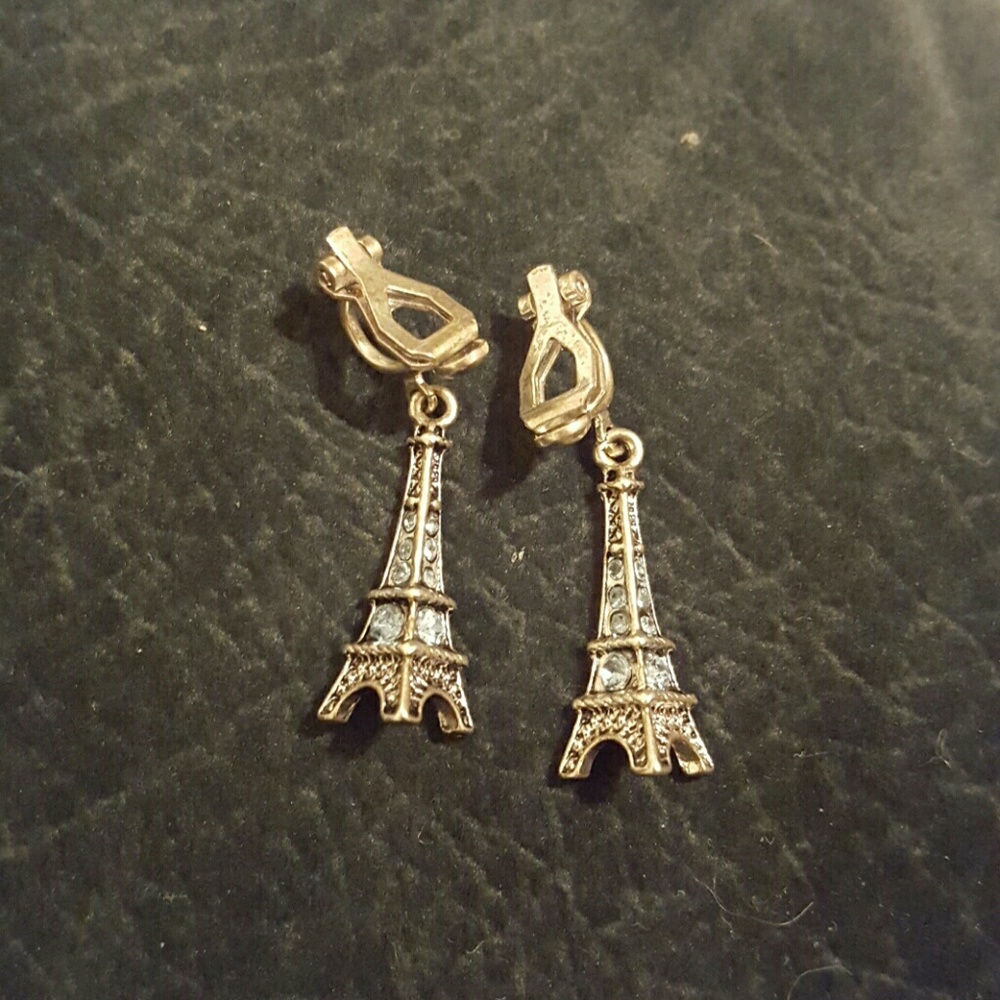Eiffel tower earrings